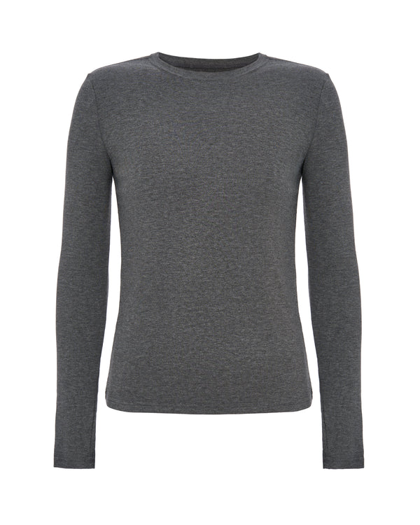 Viscose long sleeve in grey color