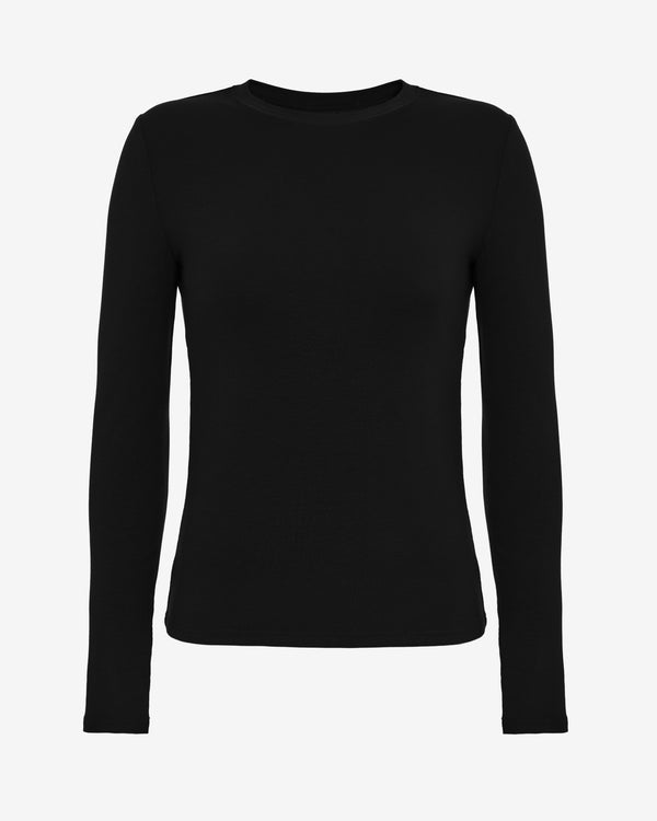 Viscose long sleeve in black color